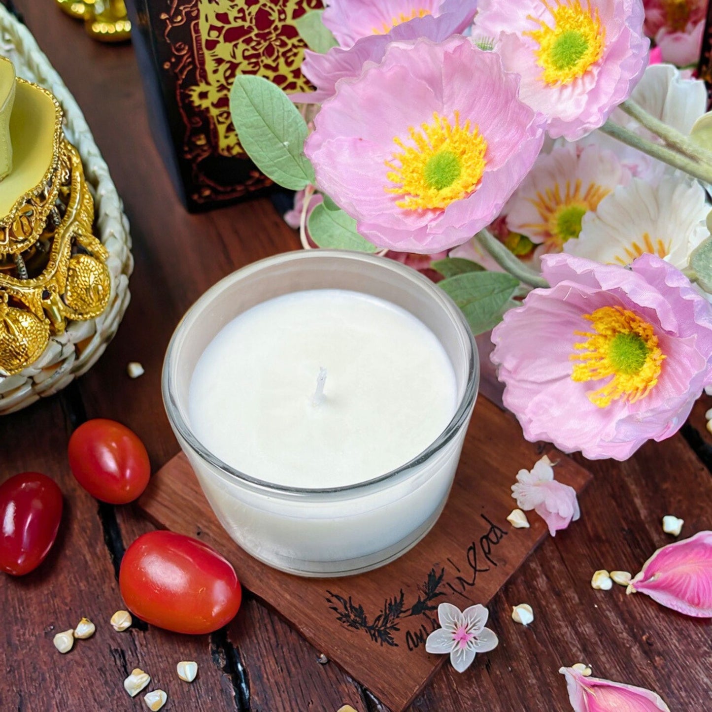 DIY Duftkerzen Set „Yin & Yang“ | Kerzen im Glas selber machen | Ausgleichende Düfte: Lavendel & Citronella | inkl. Gläser, Sojawachs & Anleitung