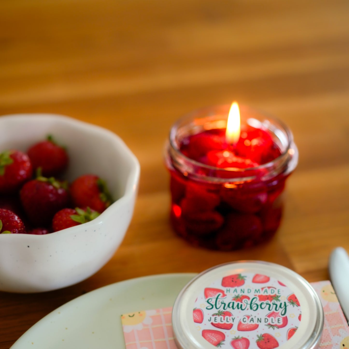 Jam Candle Set als Tischdeko – sommerliche Stimmung mit Kerzen im Glas