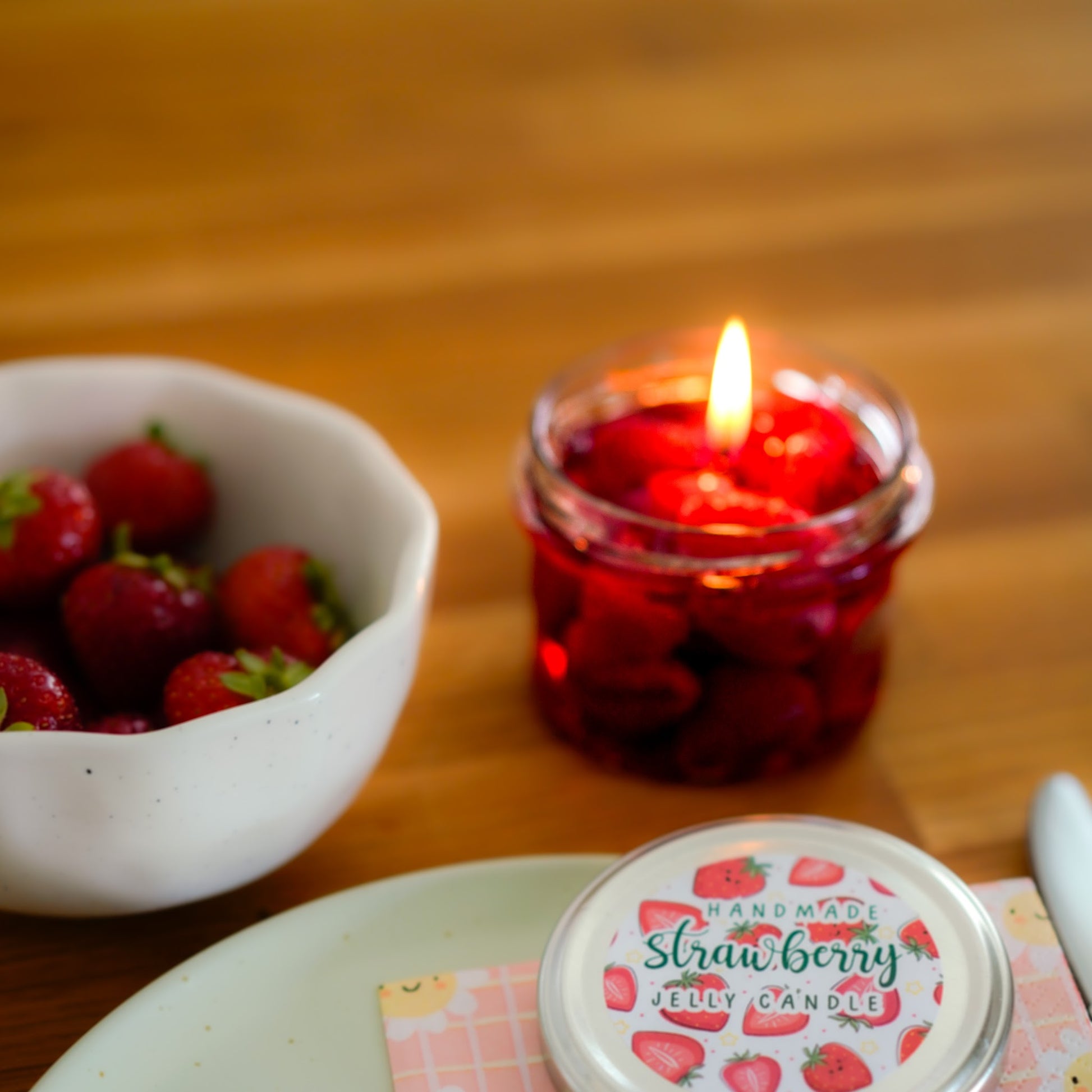 Jam Candle Set als Tischdeko – sommerliche Stimmung mit Kerzen im Glas
