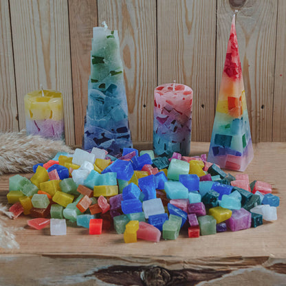 DIY-Set: Kerzen gießen – Kreatives Bastelset für bis zu 14 Kerzen
