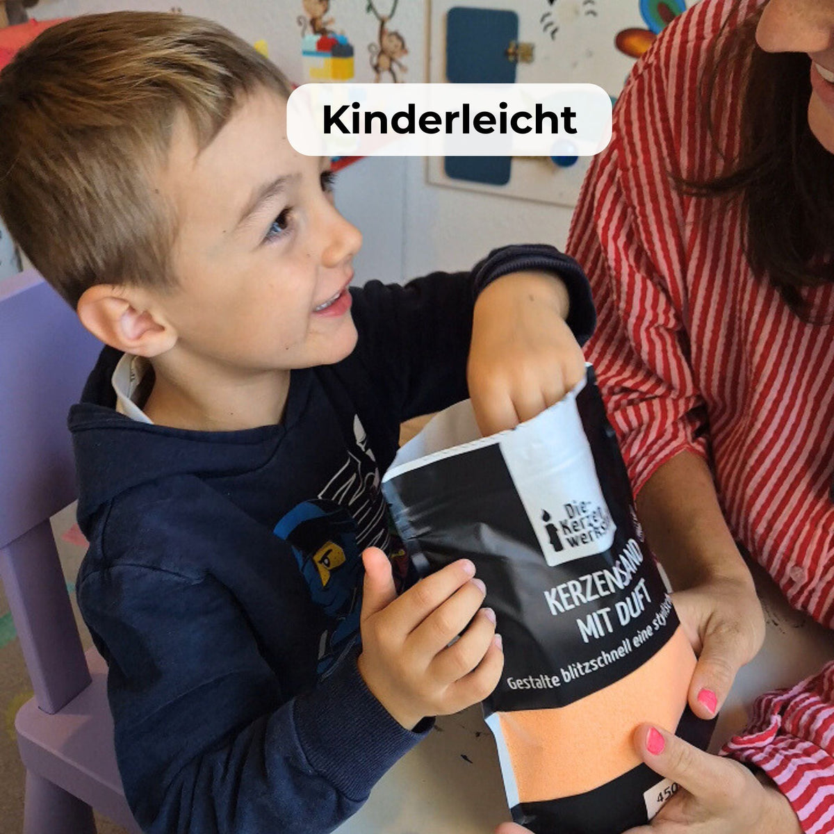 Kerzensand – kreatives Basteln für die ganze Familie