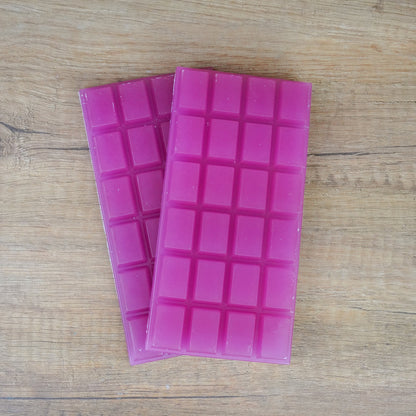 2 einfarbige Wachstafeln in Pink zum Kerzengießen