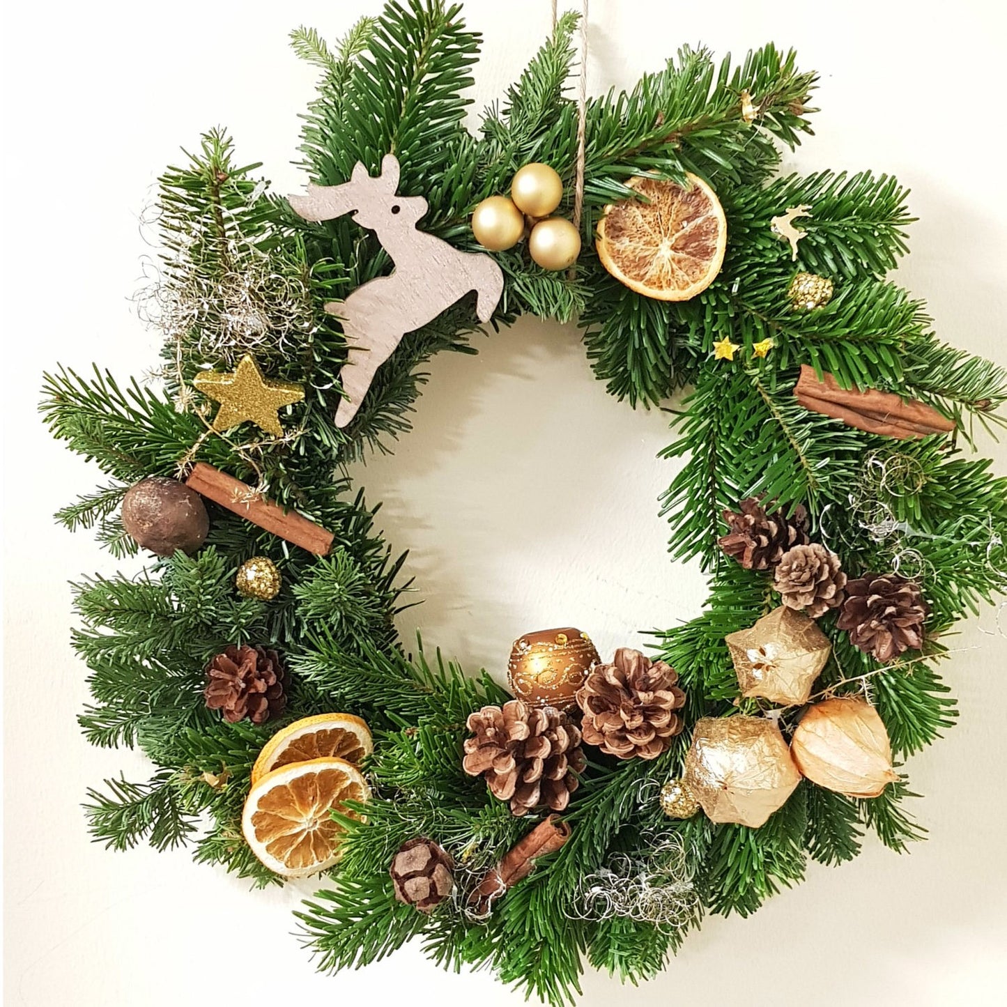 Strohkranz Rohling – Naturkranz in verschiedenen Größen | Basis für Adventskranz & Dekoration