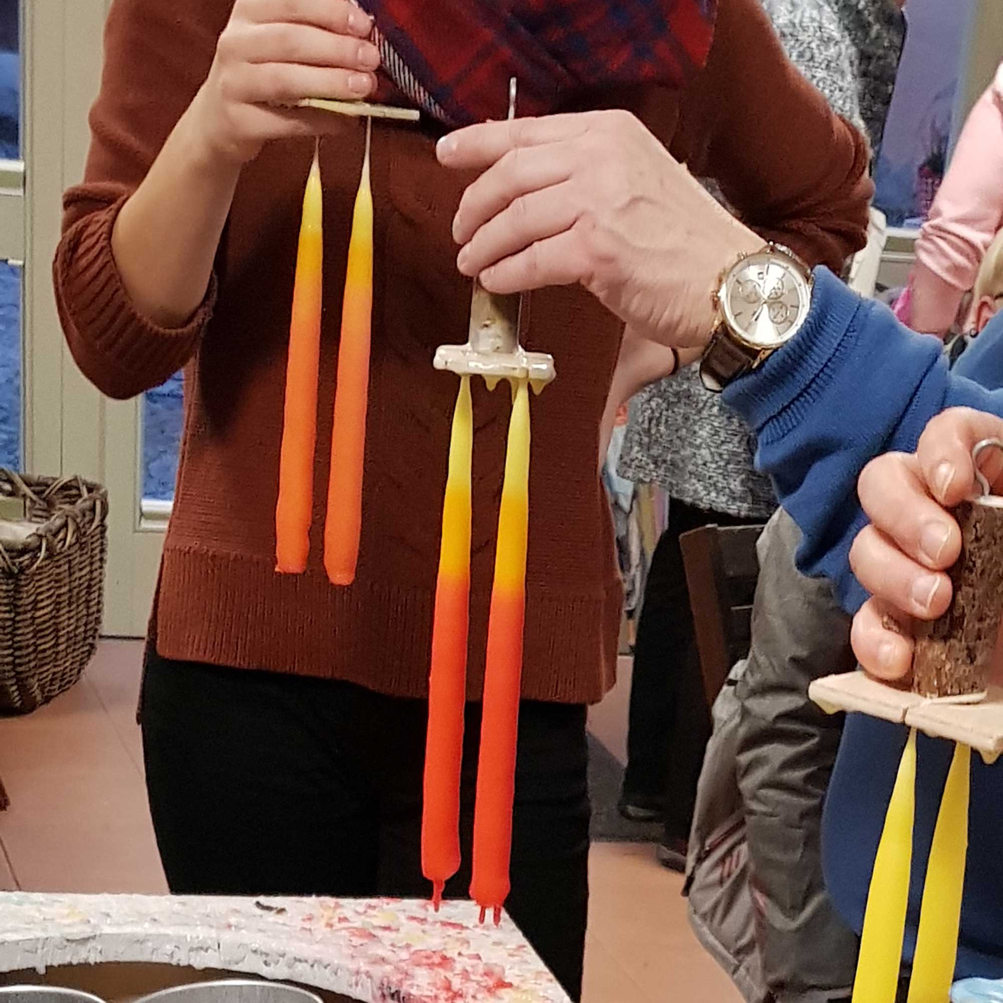 Kerzen ziehen Event in Moritzburg Dresden Kerzenwerkstatt