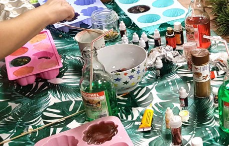 Mädelsabend Dresden Moritzburg Seifen gießen