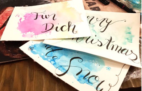 Handlettering Kreativ Workshop Mädelsabend Dresden Moritzburg