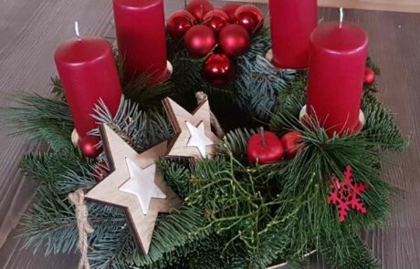 Adventskranz Gebastelt