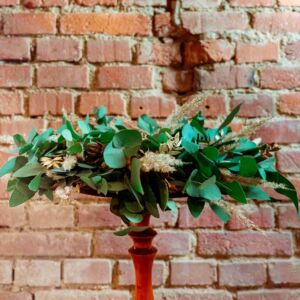 Eukalyptuskranz Eukalyptus Kranz binden Workshop Dresden Trockenblumenkranz Dried Flower Selber machen Kurs Teilnehmer Erwachsene Pampasgras Boho Eukalyptuskränze Kränze binden Kurse Eukalyptuszweig Langlebig