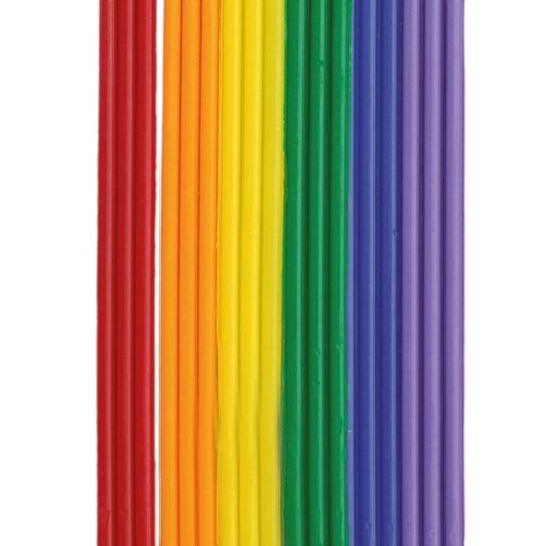 Wachsstreifen Regenbogen 6x3 Amazon