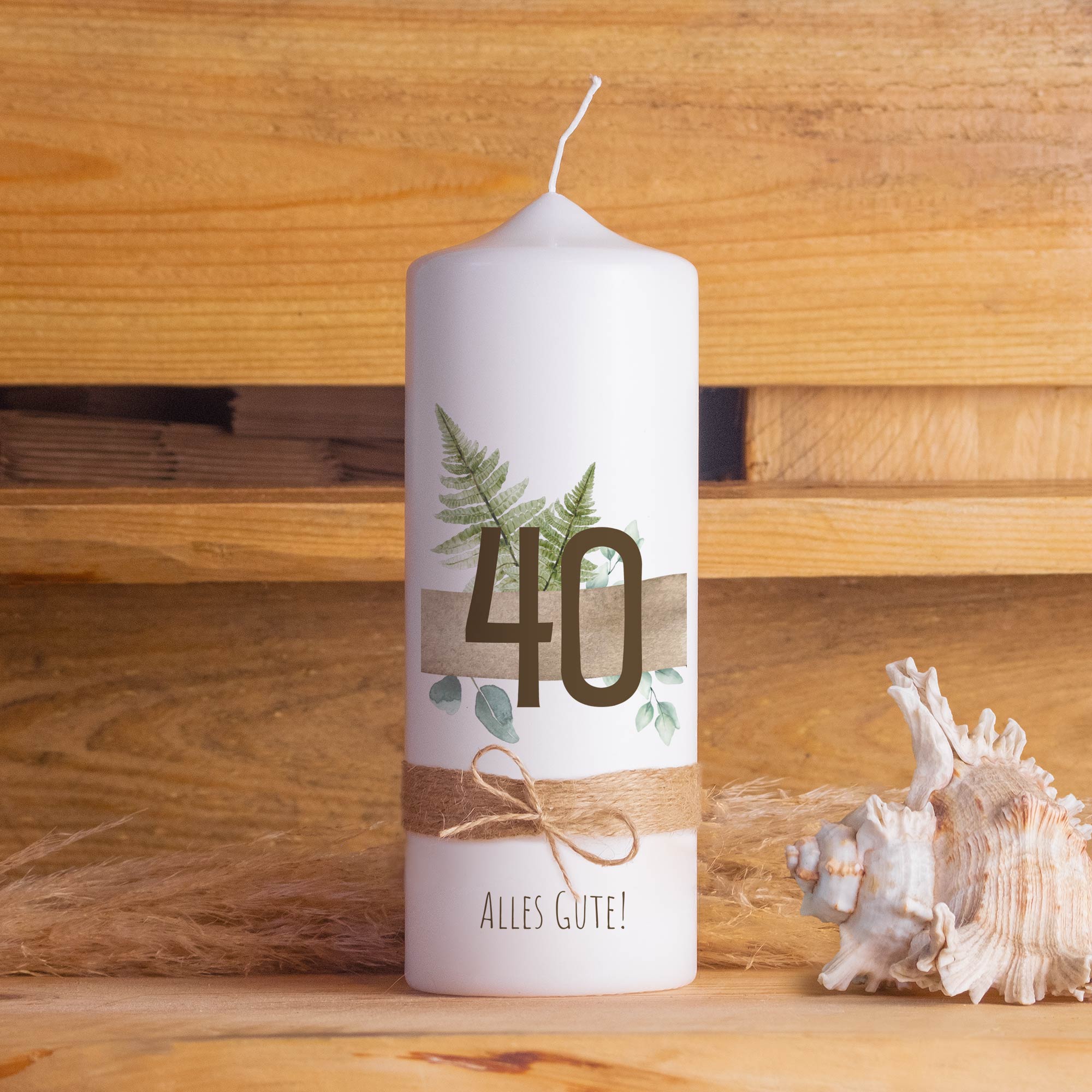 Geburtstagskerze_40_Geburtstag_Strick