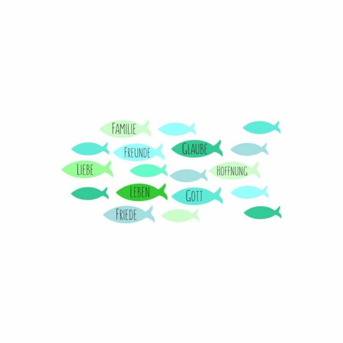 Wachsdekor Fische | Kerzen verzieren | Kerzen gestalten | Taufe | Hochzeit | Kommunion – Bild 2