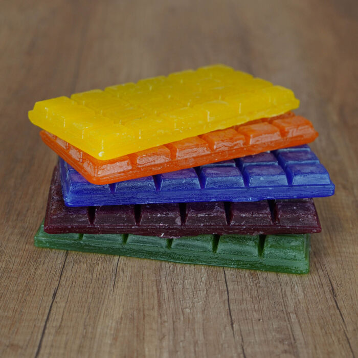 Wachswürfel für Kerzen Gießen | 500 g | Kreative Kerzenherstellung | Handgefertig aus Paraffin |  Bunte Wachs-Cracker für Einzigartige Effekte | Bastelabend – Bild 12