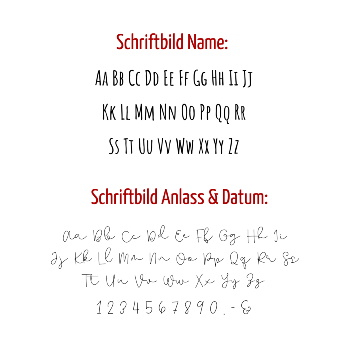 Schmetterlinge_Jugendweihe_Schriftbild(1-Jugendweihekerze personalisiert mit Name und Datum