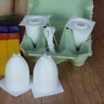 Osterei Silikonform für Wachs, Gips und Beton