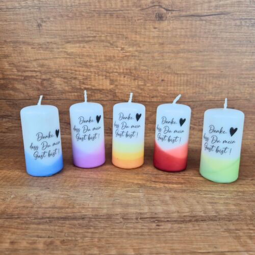 Gastgeschenk Kerze alle