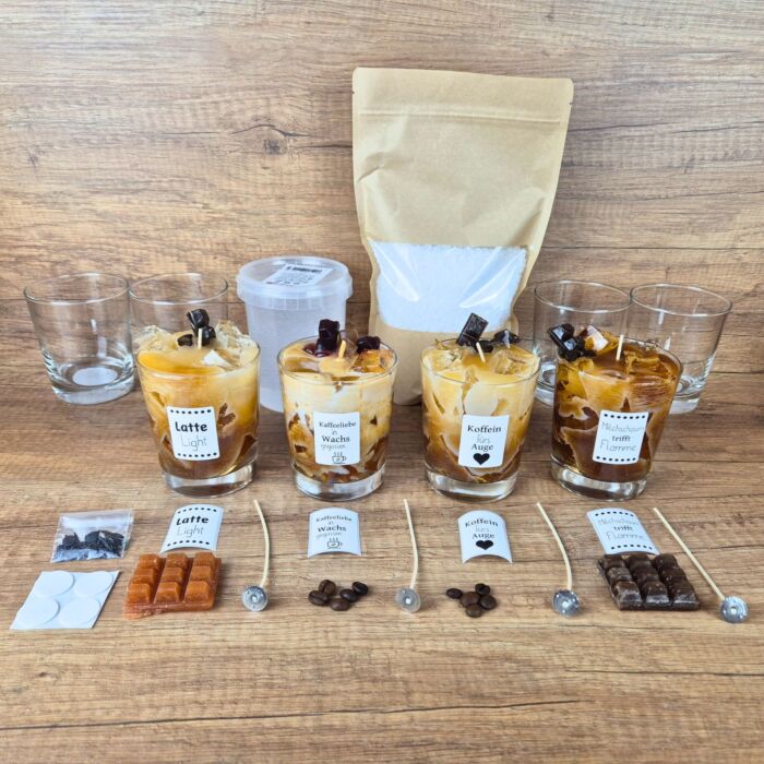 DIY Cocktailkerzen Set „Eiskaffee“ – Bild 9