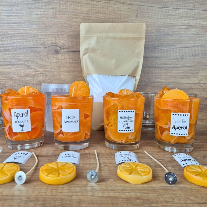 DIY Cocktailkerzen Set "Aperoli"