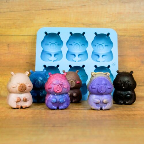 Capybara Silikonform für Seife & Kerzen 3